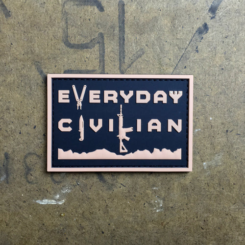 EveryDayCivilian PVC Patch Black & Tan