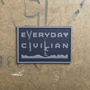 EveryDayCivilian PVC Patch Black & Grey