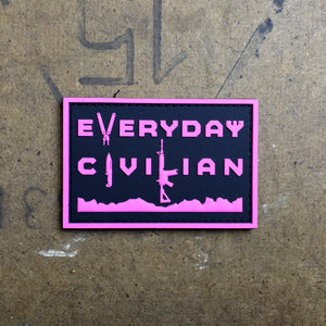 EveryDayCivilian PVC Patch Black & Pink