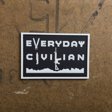 EveryDayCivilian PVC Patch Black & White