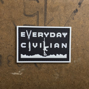 EveryDayCivilian PVC Patch Black & White